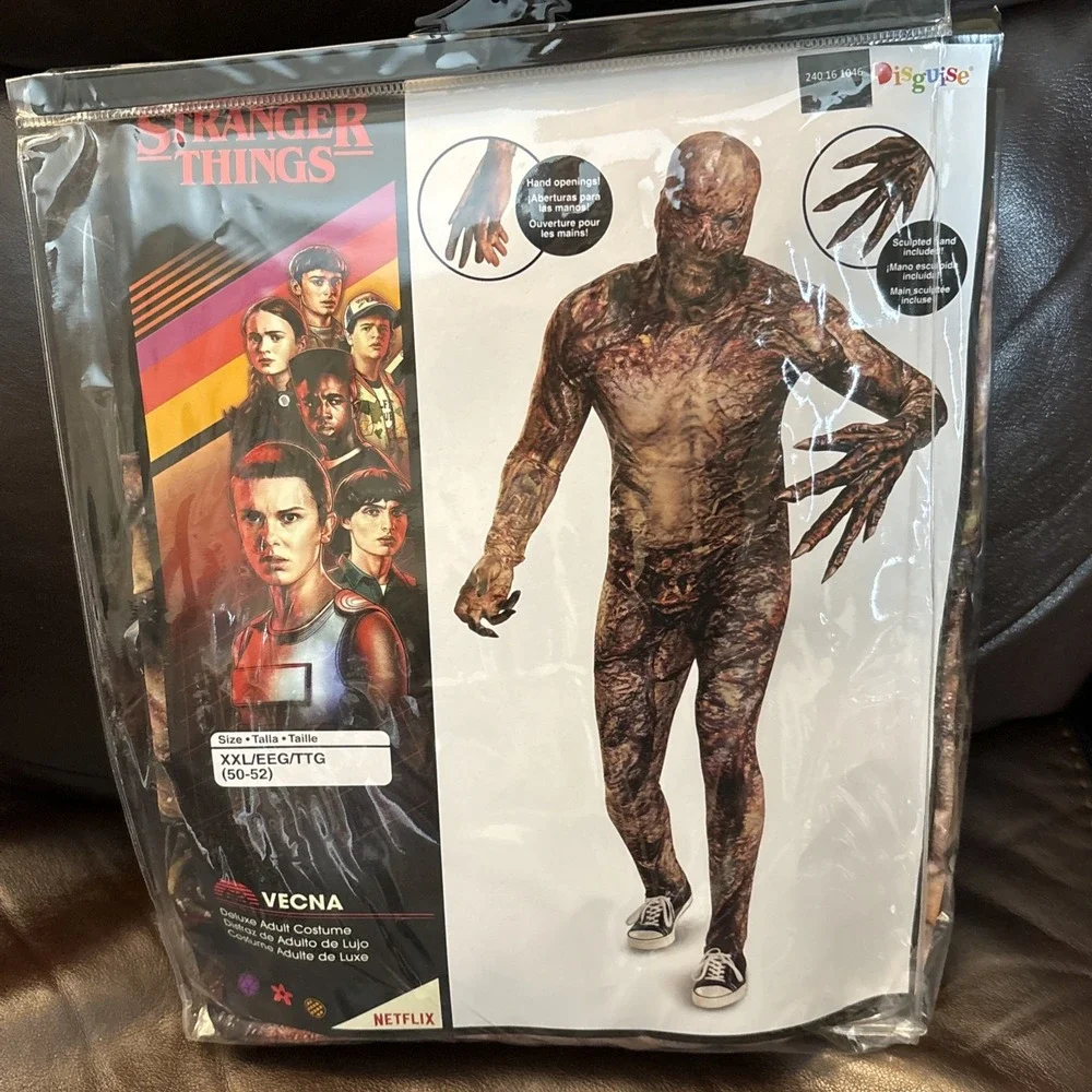 Adults Deluxe Stranger Things™ Vecna Costume – XXL 50-52‎ – Scary Horror Cosplay